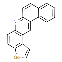Benzo[a]selenopheno[2,3-j]acridine结构式
