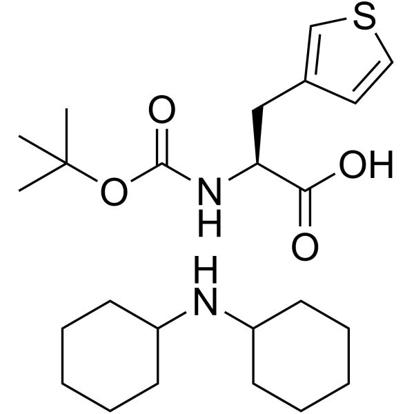 Boc-L-3-Thienylalanine.DCHA Structure