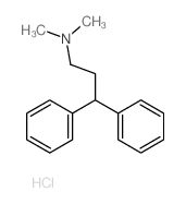 N,N-dimethyl-3,3-diphenyl-propan-1-amine结构式