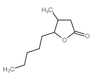 二氢-4-甲基-5-戊烯基-2(3H)-呋喃酮结构式