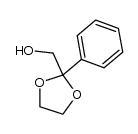 2-hydroxymethyl-2-phenyl-1,3-dioxolane结构式