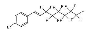 1-(4'-bromophenyl)-3,3,4,4,5,5,6,6,7,7,8,8,8-tridecafluorooct-1-ene Structure