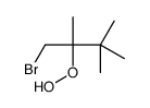 1-bromo-2-hydroperoxy-2,3,3-trimethylbutane Structure