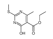 2-(甲硫基)-4-甲基-6-氧代-1,6-二氢嘧啶-5-甲酸乙酯结构式