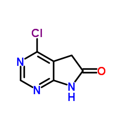 4-Chloro-5H-pyrrolo[2,3-d]pyrimidin-6(7H)-one Structure