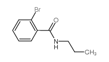 N-丙基-2-溴苯甲酰胺结构式