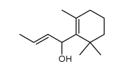 (E)-2,6,6-Trimethyl-α-(1-propenyl)-1-cyclohexene-1-methanol结构式