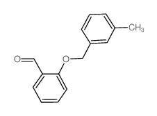2-[(3-甲基苄基)氧基]苯甲醛结构式