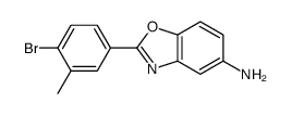 2-(4-BROMO-3-METHYL-PHENYL)-BENZOOXAZOL-5-YLAMINE结构式