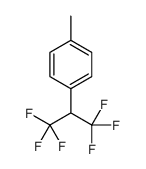 1-(1,1,1,3,3,3-hexafluoropropan-2-yl)-4-methylbenzene结构式