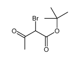 Butanoic acid, 2-bromo-3-oxo-, 1,1-dimethylethyl ester结构式