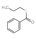 Benzenecarbothioicacid, S-propyl ester Structure