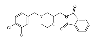 2-{[4-(3,4-Dichlorobenzyl)-2-morpholinyl]methyl}-1H-isoindole-1,3 (2H)-dione结构式