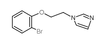 1-[2-(2-bromophenoxy)ethyl]imidazole Structure