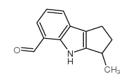 Cyclopent[b]indole-5-carboxaldehyde, 1,2,3,4-tetrahydro-3-methyl- (9CI) Structure