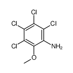 2,3,4,5-tetrachloro-6-methoxyaniline Structure