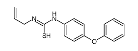 1-烯丙基-3-(4-苯氧基苯基)硫脲结构式