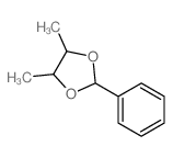 Benzaldehyde, cyclic 1,2-dimethylethylene acetal structure
