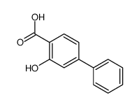 3-羟基-[1,1-联苯]-4-羧酸结构式
