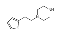 1-(2-噻吩-2-YL-乙基)哌嗪结构式