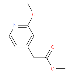 2-(2-甲氧基吡啶-4-基)乙酸甲酯结构式