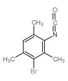 3-Bromo-2,4,6-trimethylphenyl isocyanate Structure