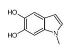 1-methylindole-5,6-diol Structure