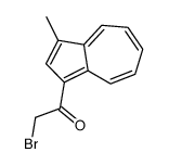 2-bromo-1-(3-methylazulen-1-yl)ethanone Structure