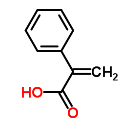 2-Phenylacrylic acid structure