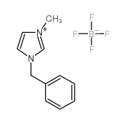1-苄基-3-甲基咪唑四氟硼酸盐结构式