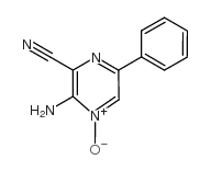 4-hydroxy-3-imino-6-phenylpyrazine-2-carbonitrile结构式