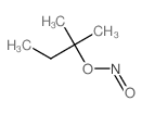Nitrous acid,1,1-dimethylpropyl ester structure