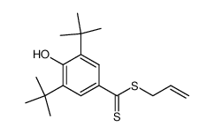 allyl 3,5-di-t-butyl-4-hydroxydithiobenzoate结构式