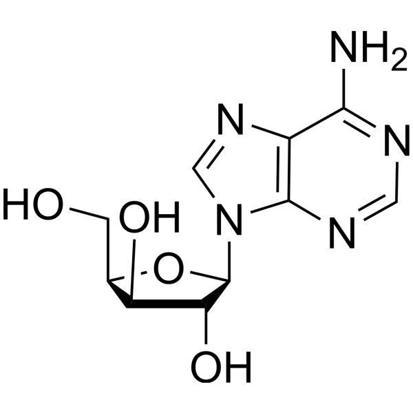 9-pentofuranosyl-9H-purin-6-amine结构式