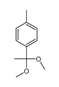 1-(1,1-dimethoxyethyl)-4-methylbenzene Structure