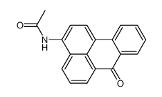 3-acetylaminobenzanthrone结构式