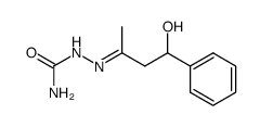 4-hydroxy-4-phenyl-butan-2-one semicarbazone Structure
