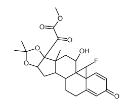triamcinolone acetonide 21-oic acid methyl ester结构式