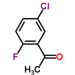 2-氟-5-氯苯乙酮结构式