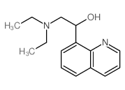 2-diethylamino-1-quinolin-8-yl-ethanol结构式