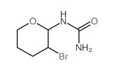 Urea,N-(3-bromotetrahydro-2H-pyran-2-yl)- Structure