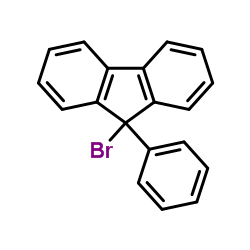 9-Bromo-9-phenylfluorene structure