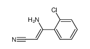 β-amino-2-chloro-cinnamonitrile Structure