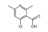 4-氯-2,6-二甲基烟酸结构式