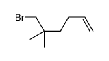6-bromo-5,5-dimethylhex-1-ene Structure