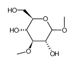 Methyl 3-O-methyl-D-glucopyranoside Structure