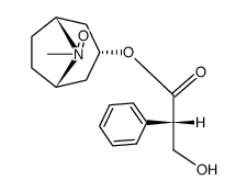 L-tropic acid-(8-oxy-tropane-3endo-yl ester)结构式