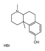 (4aR,10bS)-4,10b-dimethyl-1,2,3,4a,5,6-hexahydrobenzo[f]quinolin-9-ol,hydrobromide结构式