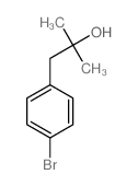 1-(4-bromophenyl)-2-methyl-propan-2-ol structure