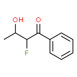 1-Butanone, 2-fluoro-3-hydroxy-1-phenyl-, (R*,S*)- (9CI) Structure